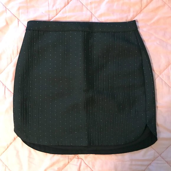 Madewell Dresses & Skirts - Madewell black skirt with gold flecks